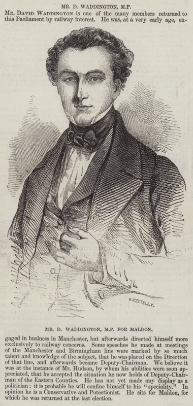 D Waddington úr, Maldon képviselője alkotó: English School
