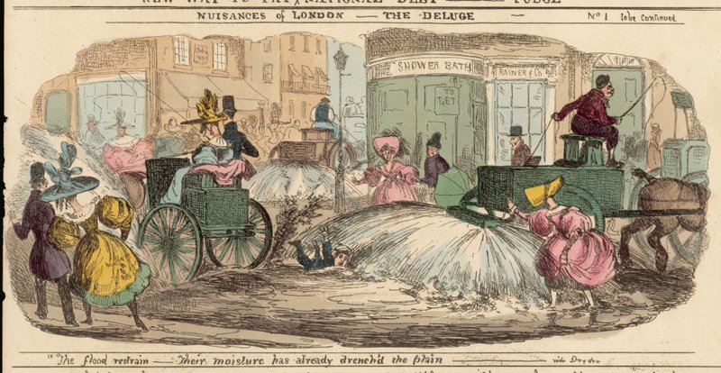 London kellemetlenségei, The Deluge alkotó: English School