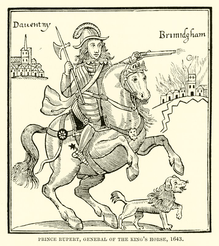 Rupert herceg, a királylovak tábornoka, 1643 alkotó: English School
