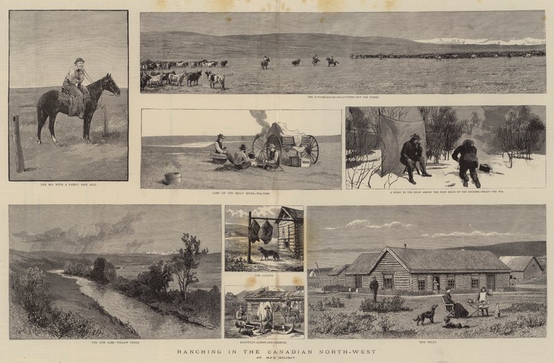 Ranching Kanada északnyugati részén alkotó: English School