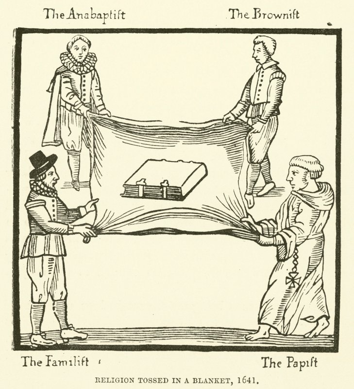 Pokrócba dobott vallás, 1641 alkotó: English School