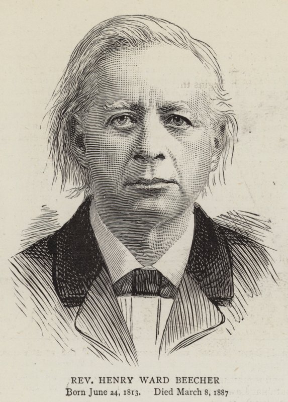 Henry Ward Beecher tiszteletes alkotó: English School