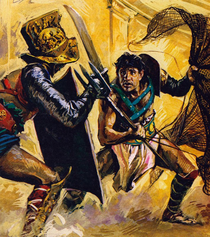 római gladiátorok alkotó: English School