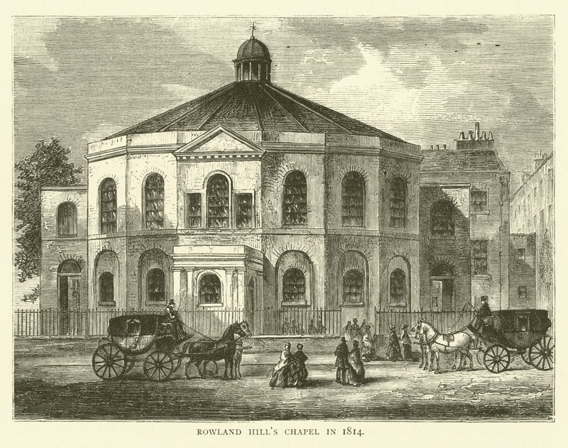 Rowland Hills kápolna 1814-ben alkotó: English School