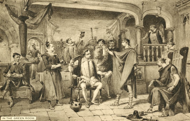 Shakespeare, A zöld szobában alkotó: English School