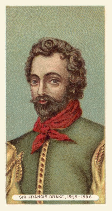 Sir Francis Drake, 1545-1596 alkotó: English School