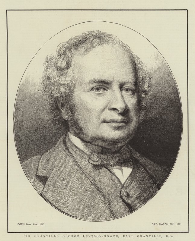 Sir Granville George Leveson-Gower, Earl Granville, KG alkotó: English School