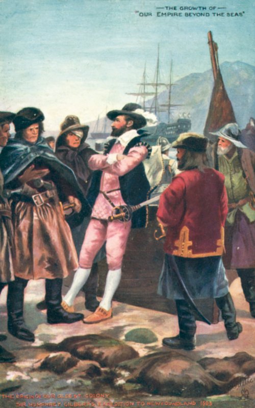 Sir Humphrey Gilbert, Expedíció Új-Fundlandba, 1583 alkotó: English School