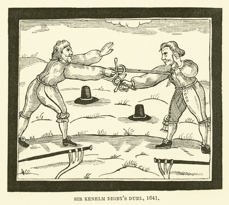 Sir Kenelm Digbys párbaj, 1641 alkotó: English School