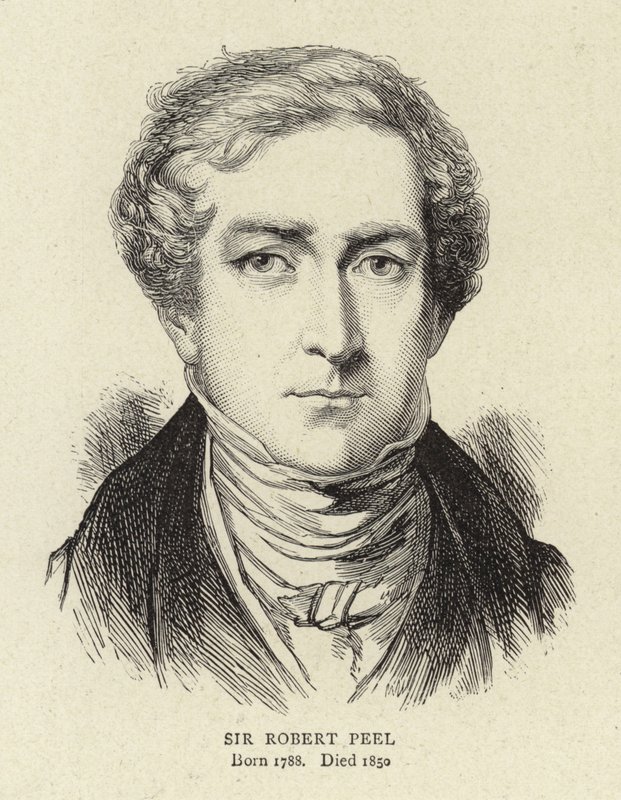 Sir Robert Peel alkotó: English School