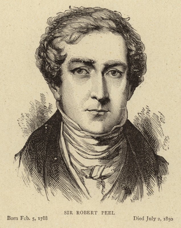 Sir Robert Peel alkotó: English School
