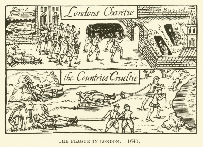 A pestis Londonban, 1641 alkotó: English School