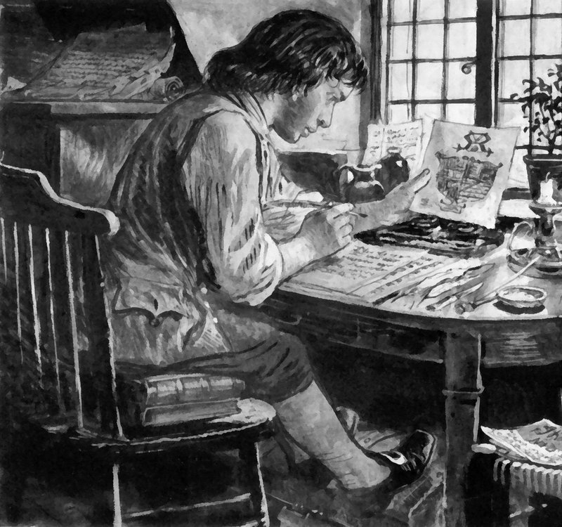 Thomas Chatterton, hamisító alkotó: English School