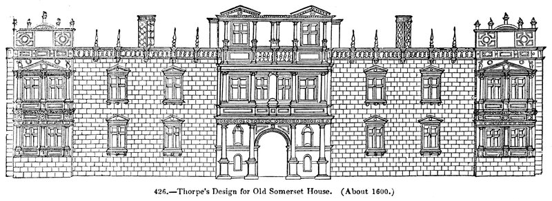 Thorpes Design Old Somerset House számára. (1600 körül) alkotó: English School