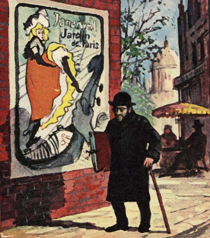 Toulouse Lautrec sétál Párizs utcáin alkotó: English School