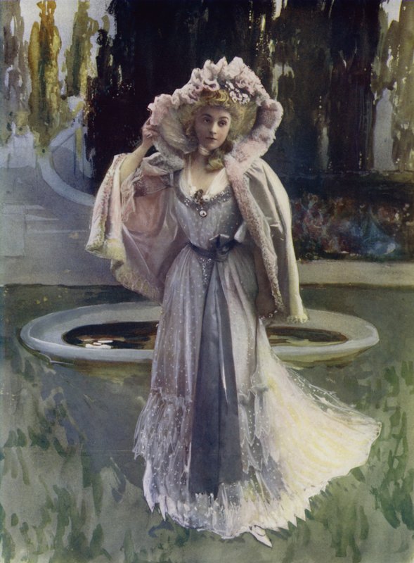 Madame Rejane Sylvie-ben (színes fotó) alkotó: English Photographer