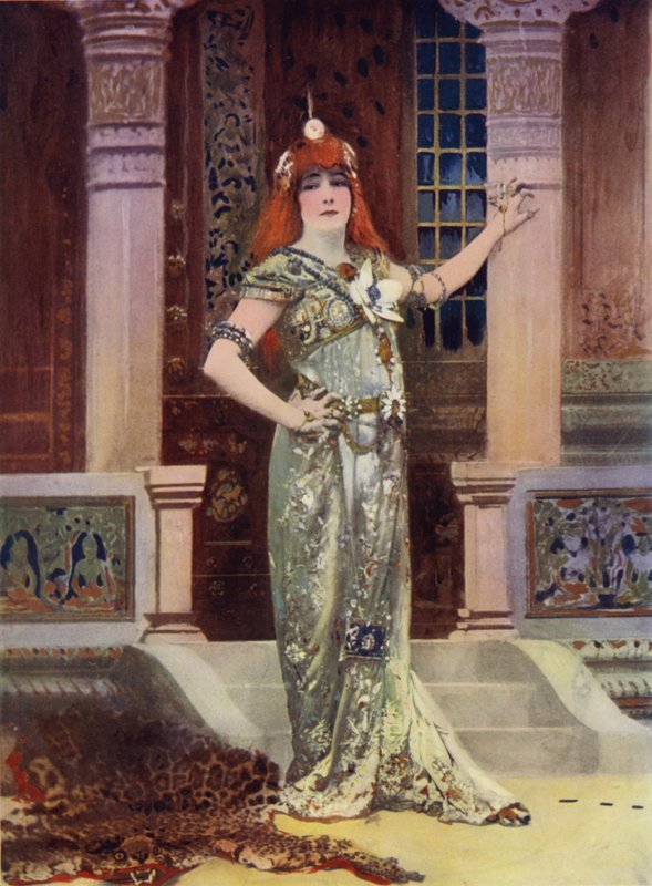 Madame Sarah Bernhardt az Iseylben (színes fotó) alkotó: English Photographer
