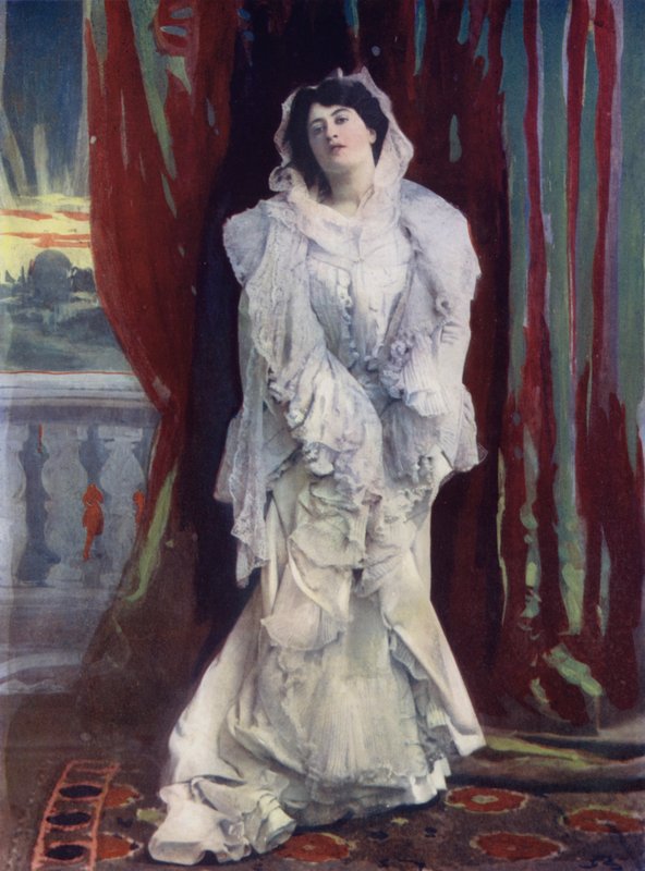 Miss Constance Collier a Ben Hurban (színes fotó) alkotó: English Photographer