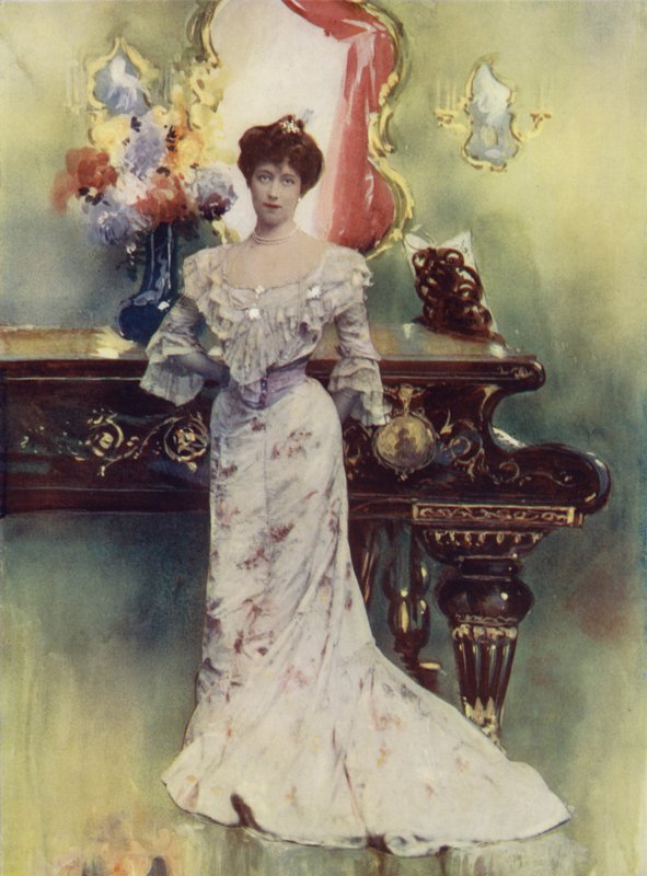 Miss Ellis Jeffreys a Júdás szentsége című filmben (színes fotó) alkotó: English Photographer