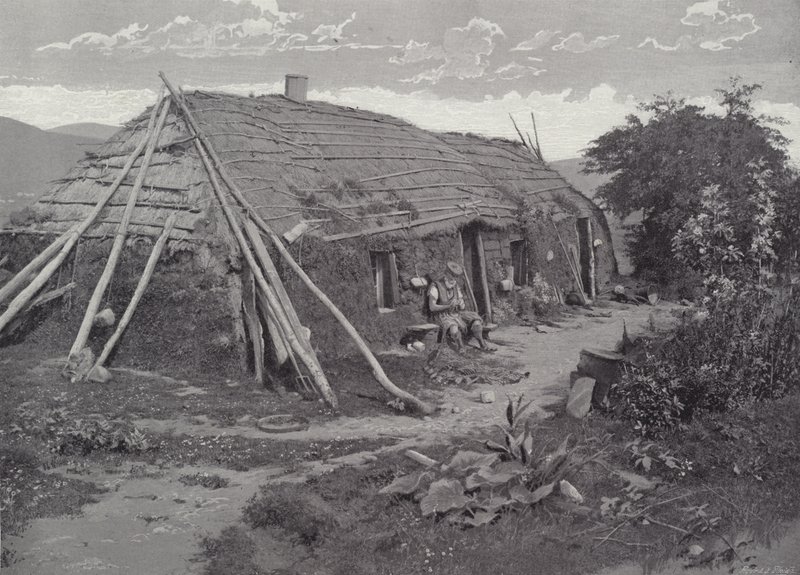 Felvidéki kunyhó, Lochaber alkotó: English Photographer