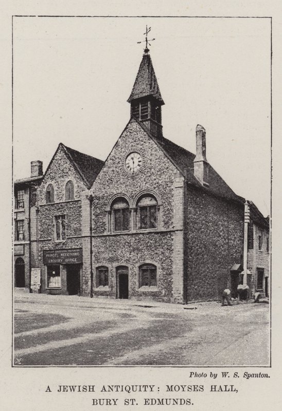 Zsidó ókor, Moyses Hall, Bury St Edmunds alkotó: English Photographer