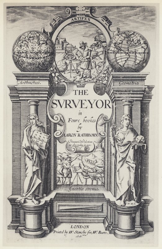 A Rathbone, The Surveyor, W Stansby a W Burre 1616-hoz (f/w fotó) alkotó: English Photographer