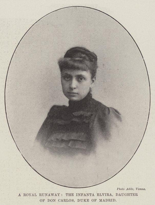 Királyi szökevény, az Infanta Elvira, Don Carlos, Madrid hercegének lánya alkotó: English Photographer
