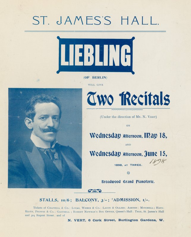 A berlini Liebling koncertjének reklámja alkotó: English Photographer