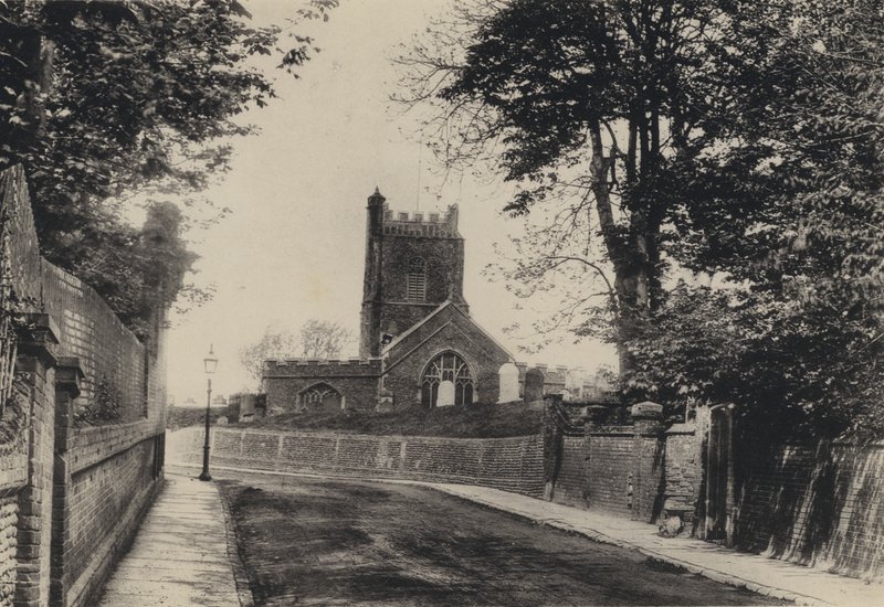 Aldeburgh, Church Hill (f/w fotó) alkotó: English Photographer
