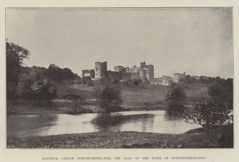 Alnwick kastély, Northumberland, Northumberland hercegének székhelye alkotó: English Photographer