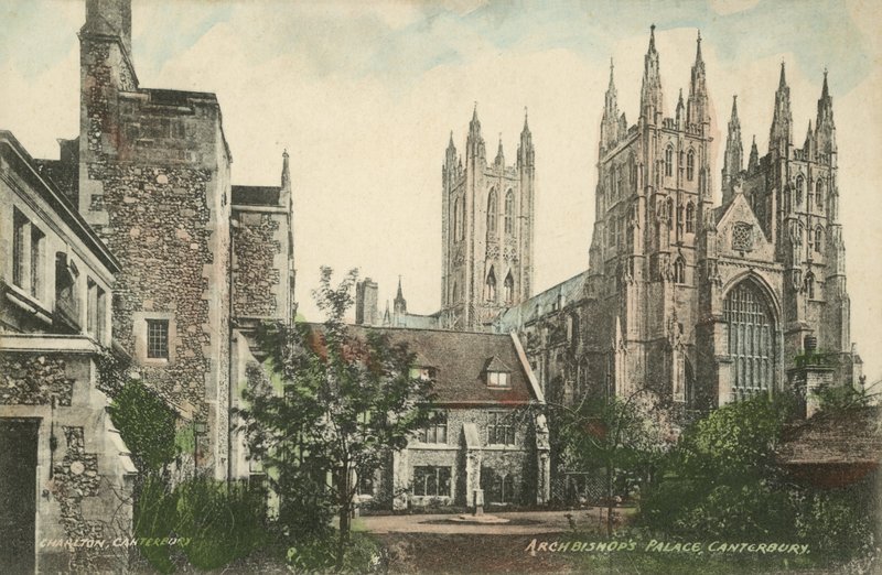Érseki palota, Canterbury (színes fotó) alkotó: English Photographer