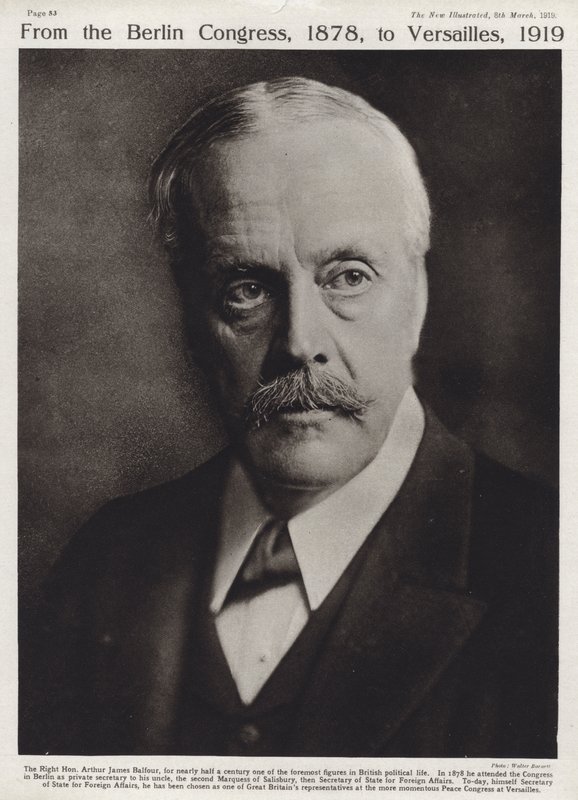 Arthur Balfour, brit konzervatív politikus és miniszterelnök (f/w fotó) alkotó: English Photographer