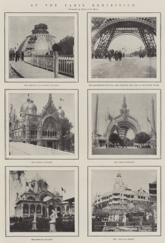 A párizsi kiállításon alkotó: English Photographer
