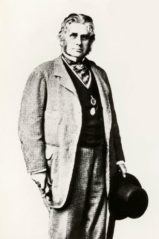 Augustus Henry Lane-Fox Pitt Rivers, portré (f/w fotó) alkotó: English Photographer