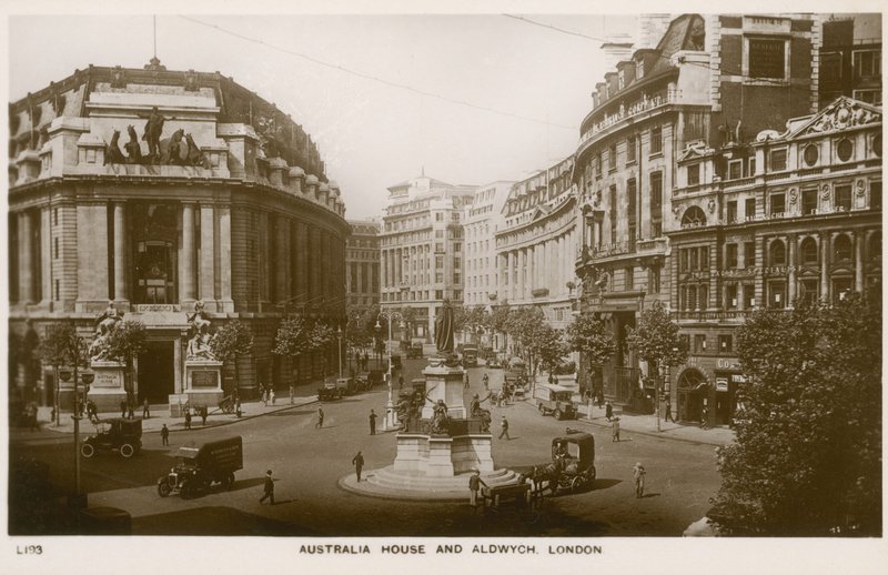 Australia House és Aldwych, London alkotó: English Photographer