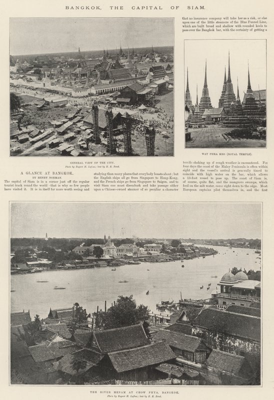 Bangkok, Sziám fővárosa alkotó: English Photographer