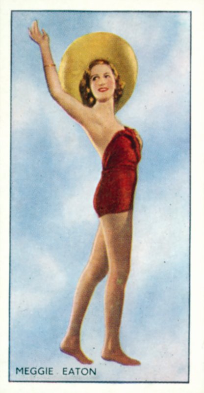 A mai kor szépségei, 1930-as évek vége: Meggie Eaton (színes fotó) alkotó: English Photographer