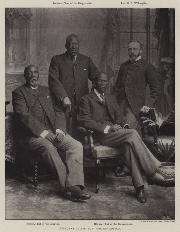 Bechuana Chiefs, most Londonba látogat alkotó: English Photographer