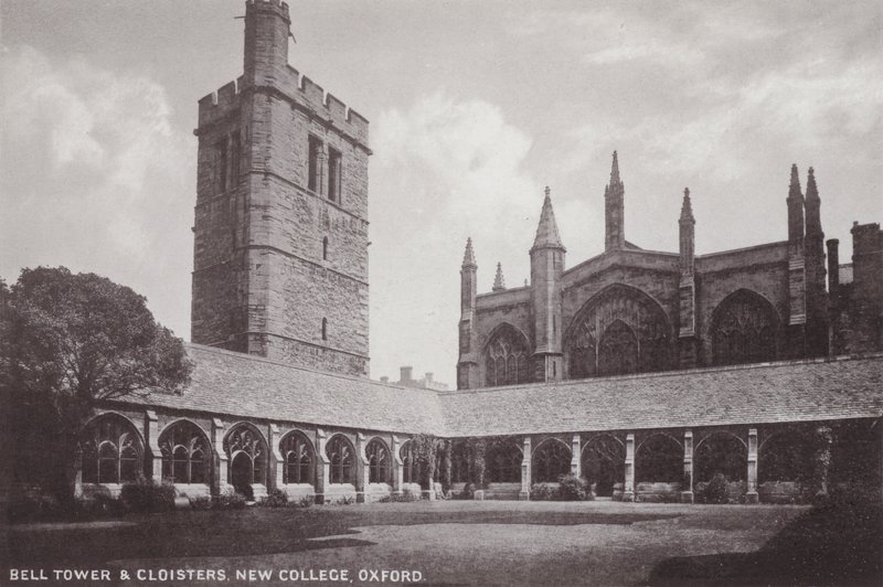 Bell Tower and Cloisters, New College, Oxford alkotó: English Photographer