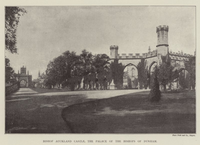 Bishop Auckland Castle, a durhami püspökök palotája alkotó: English Photographer