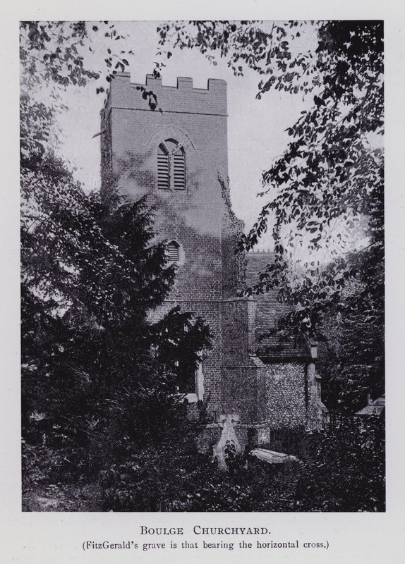 Boulge Churchyard (f/w fotó) alkotó: English Photographer