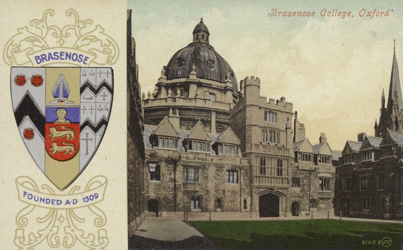 Brasenose College, Oxford (színes fotó) alkotó: English Photographer