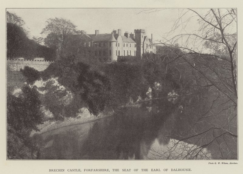 Brechin kastély, Forfarshire, Dalhousie grófjának székhelye alkotó: English Photographer