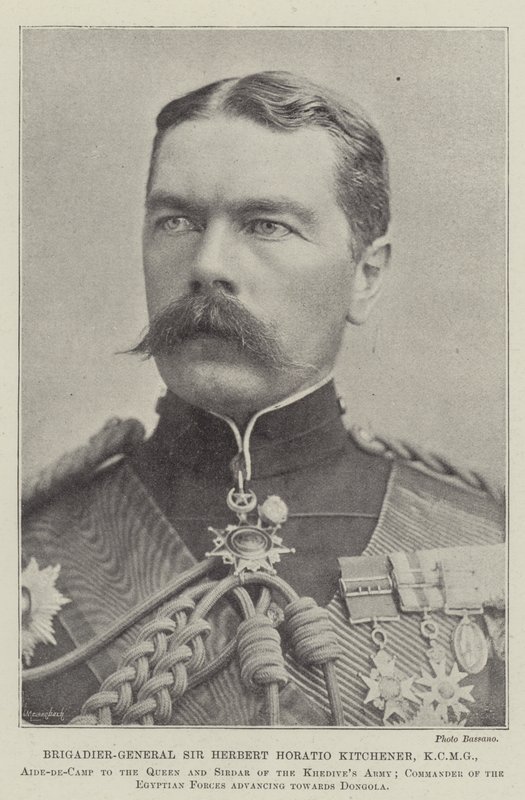 Sir Herbert Horatio Kitchener dandártábornok, KCMG alkotó: English Photographer