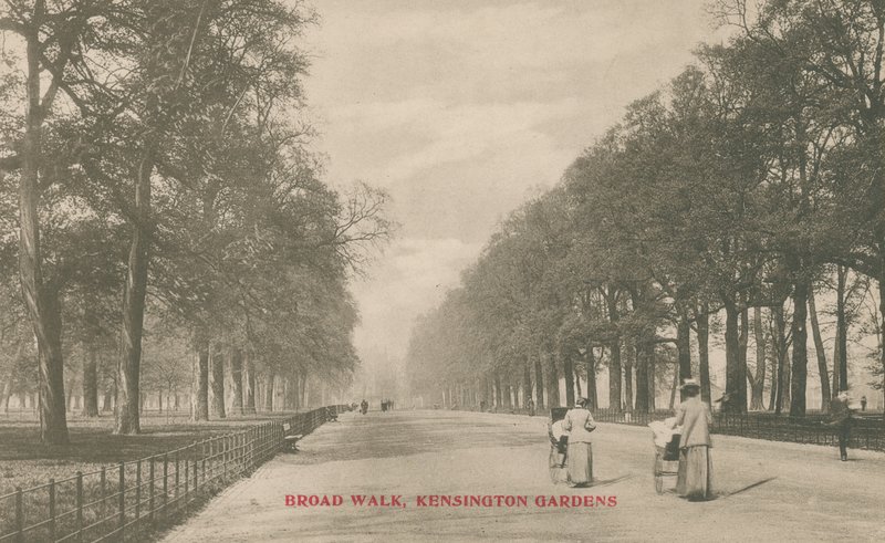 Broad Walk, Kensington Gardens alkotó: English Photographer