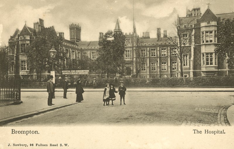 Brompton Hospital, London (f/w fotó) alkotó: English Photographer