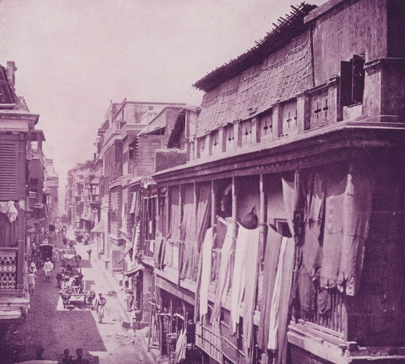 Burra Bazar, Kalkutta alkotó: English Photographer