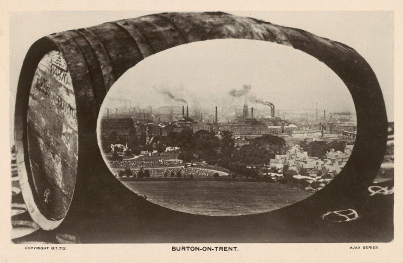 Burton-on-Trent, Staffordshire, a brit söripar hagyományos központja (f/w fotó) alkotó: English Photographer