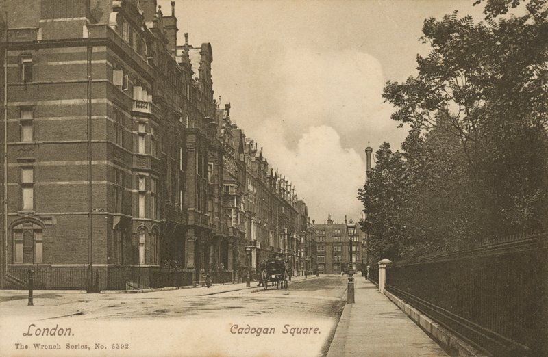 Cadogan Square, London (f/w fotó) alkotó: English Photographer