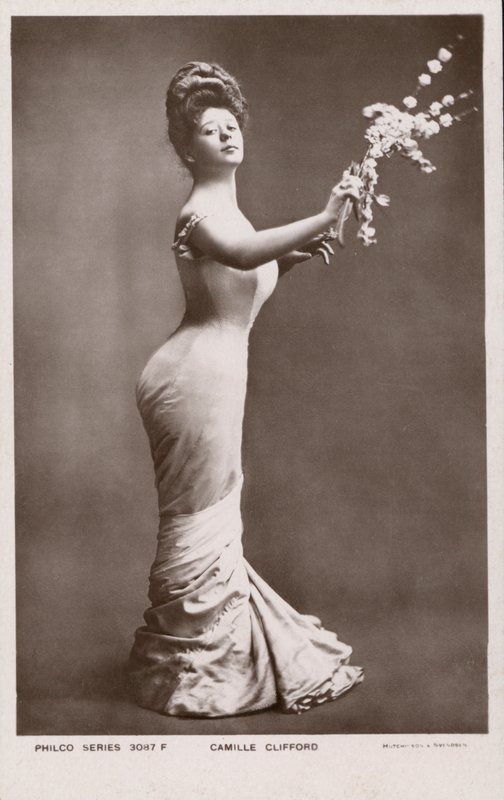 Camille Clifford, az eredeti Gibson Girl (f/w fotó) alkotó: English Photographer